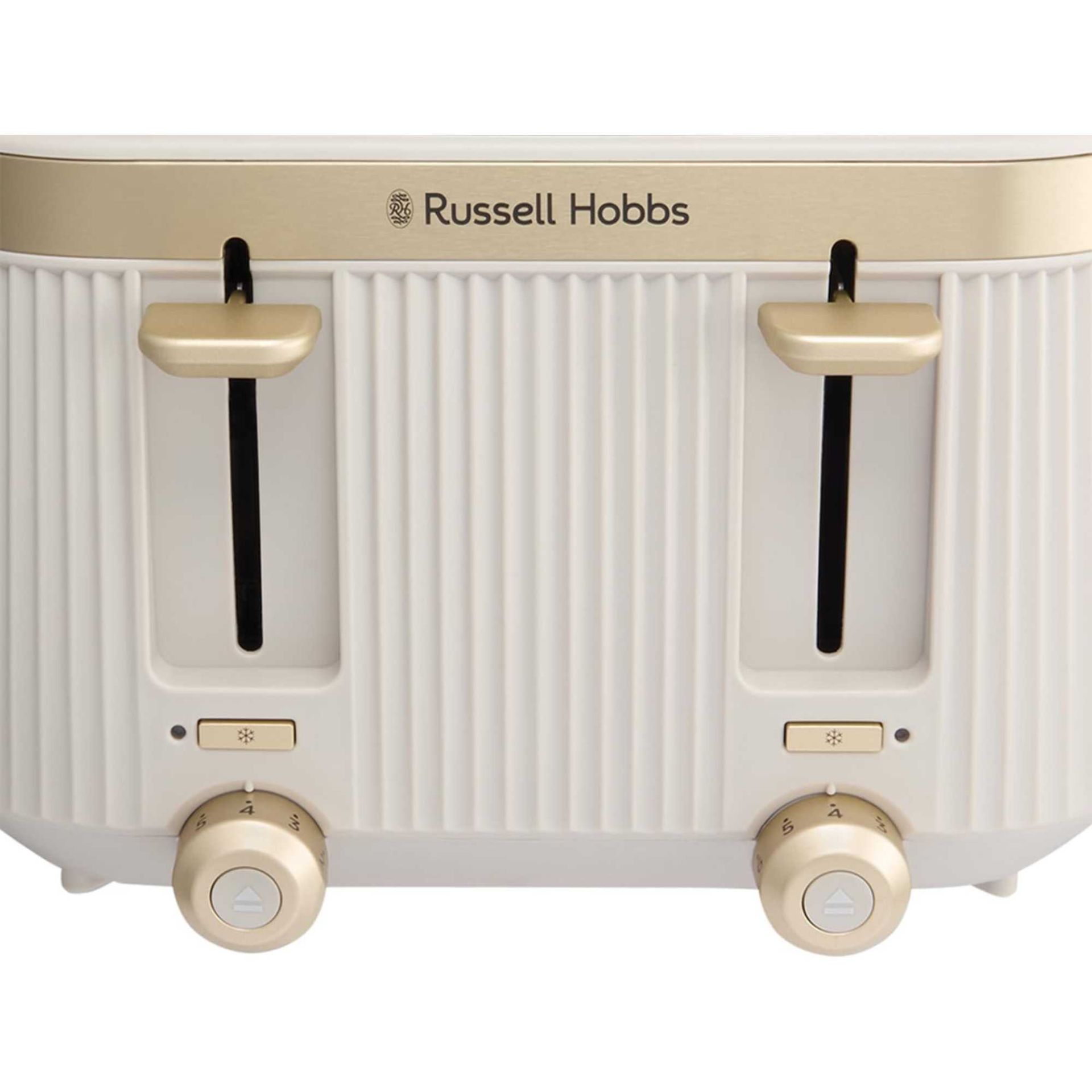 Russell Hobbs 26771 Bronte 4 Slice Toaster - Stone | Hughes
