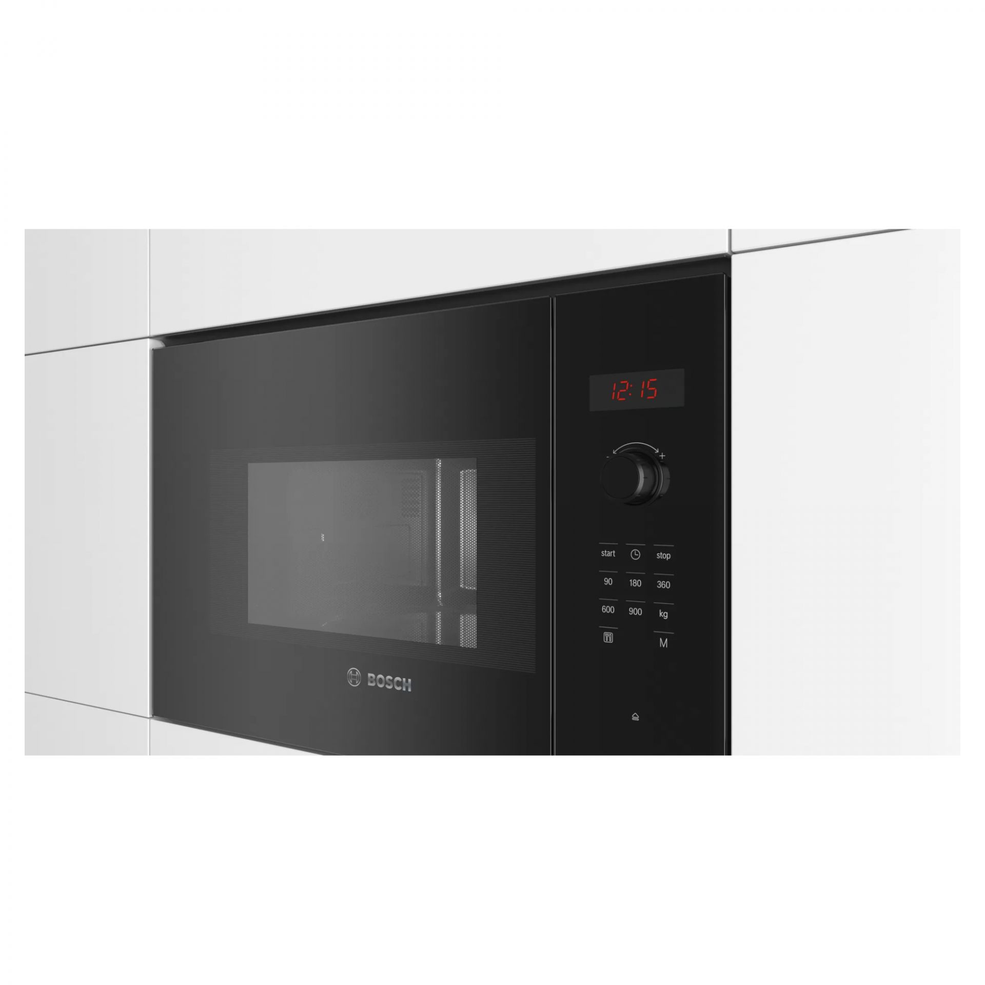 Bosch BFL553MB0B 900W Builtin Microwave 25L In Black Hughes