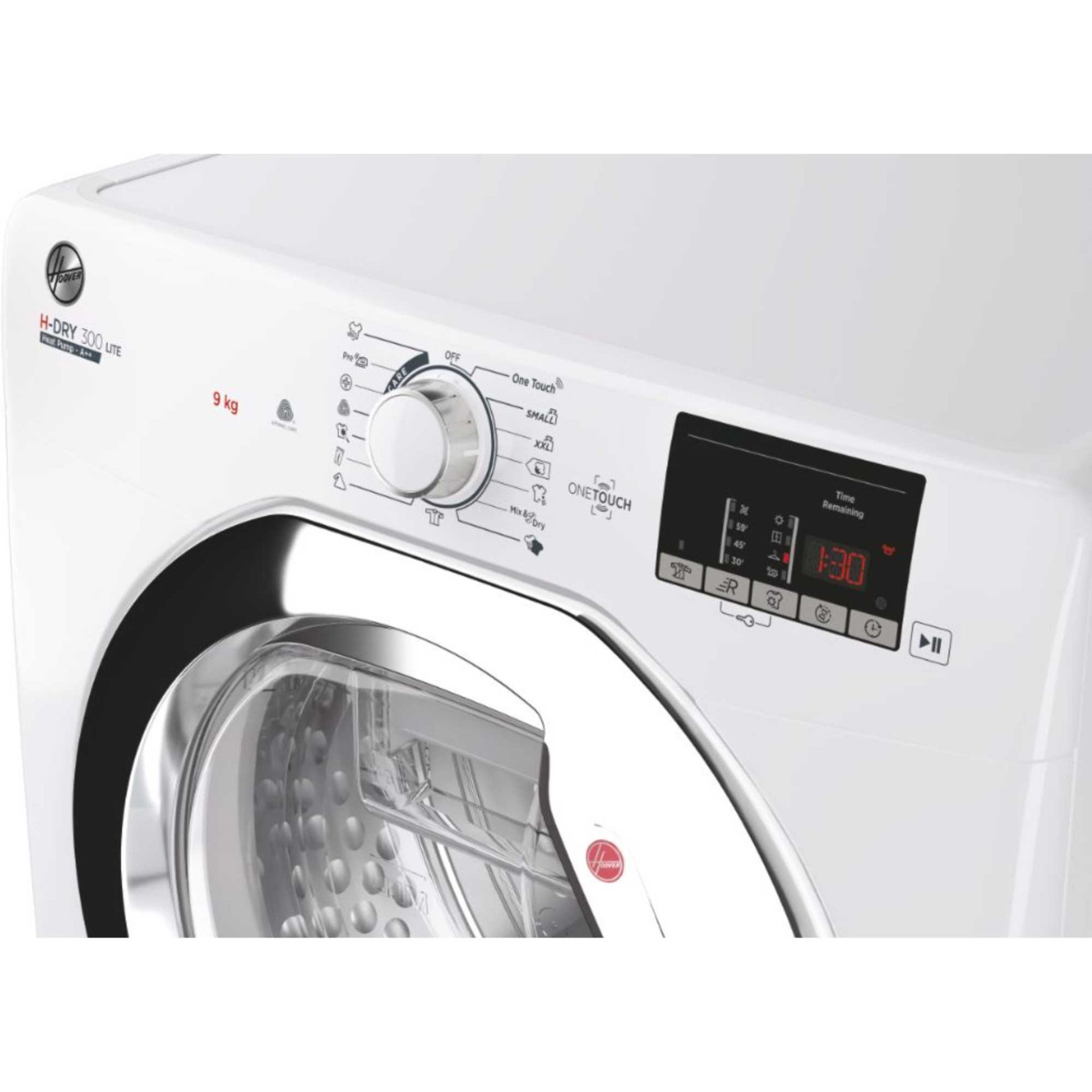 Hoover HLE H9A2DCE80 A++ Rated 9kg HDRY 300 LITE Heat Pump Dryer Hughes