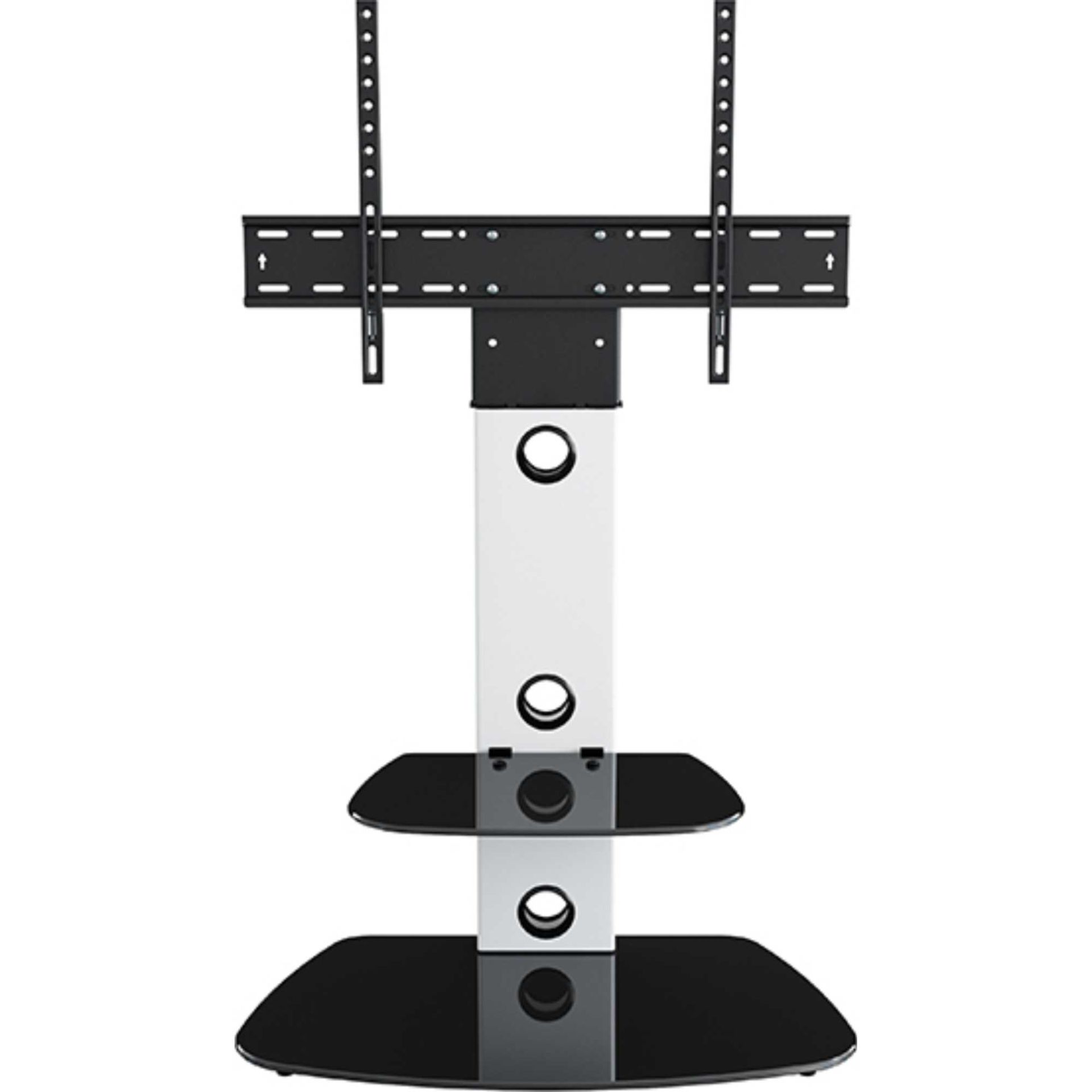 Hughes Rental Hire FSL700LUCSW Lucerne Curved Pedestal TV Stand