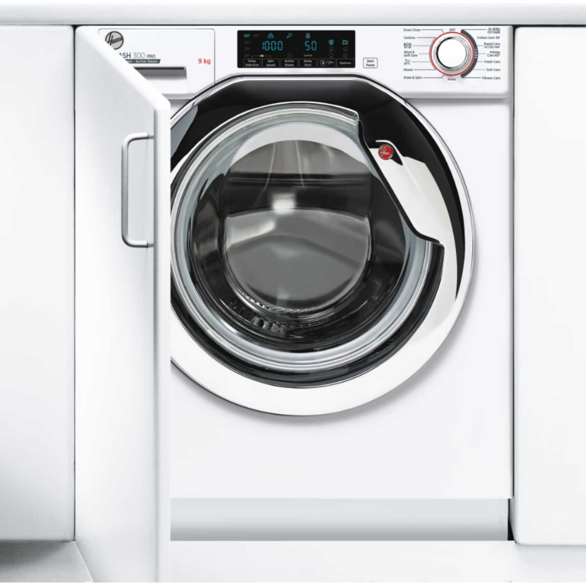 Hoover HBWOS69TMCE80 9kg BuiltIn Washing Machine 1600rpm Spin White