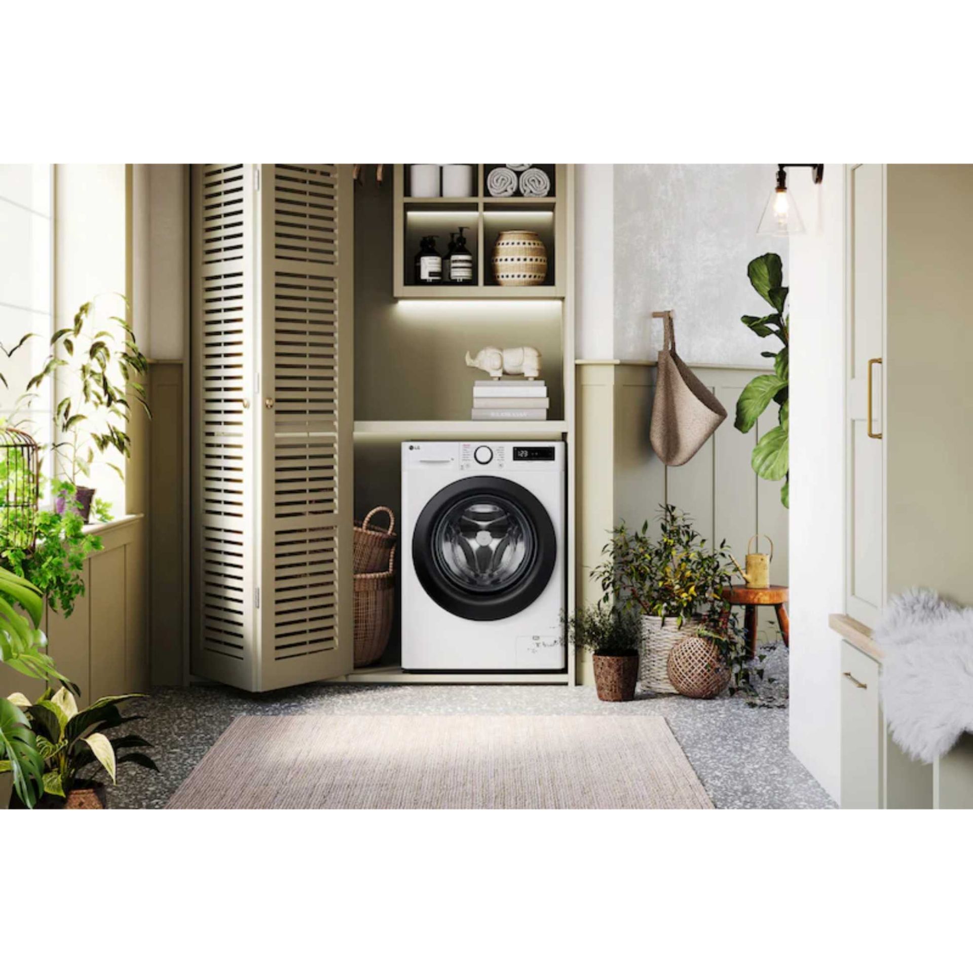 LG Series 3 Counter-Depth MAX 9kg 1200rpm Washing Machine - F2Y509WBLN1 ...