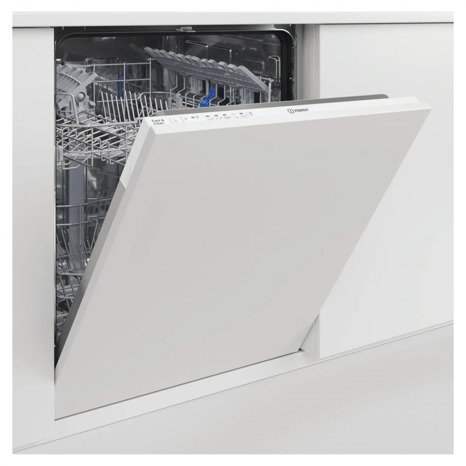 Indesit D2IHL326UK Builtin 5 Program Dishwasher White Hughes