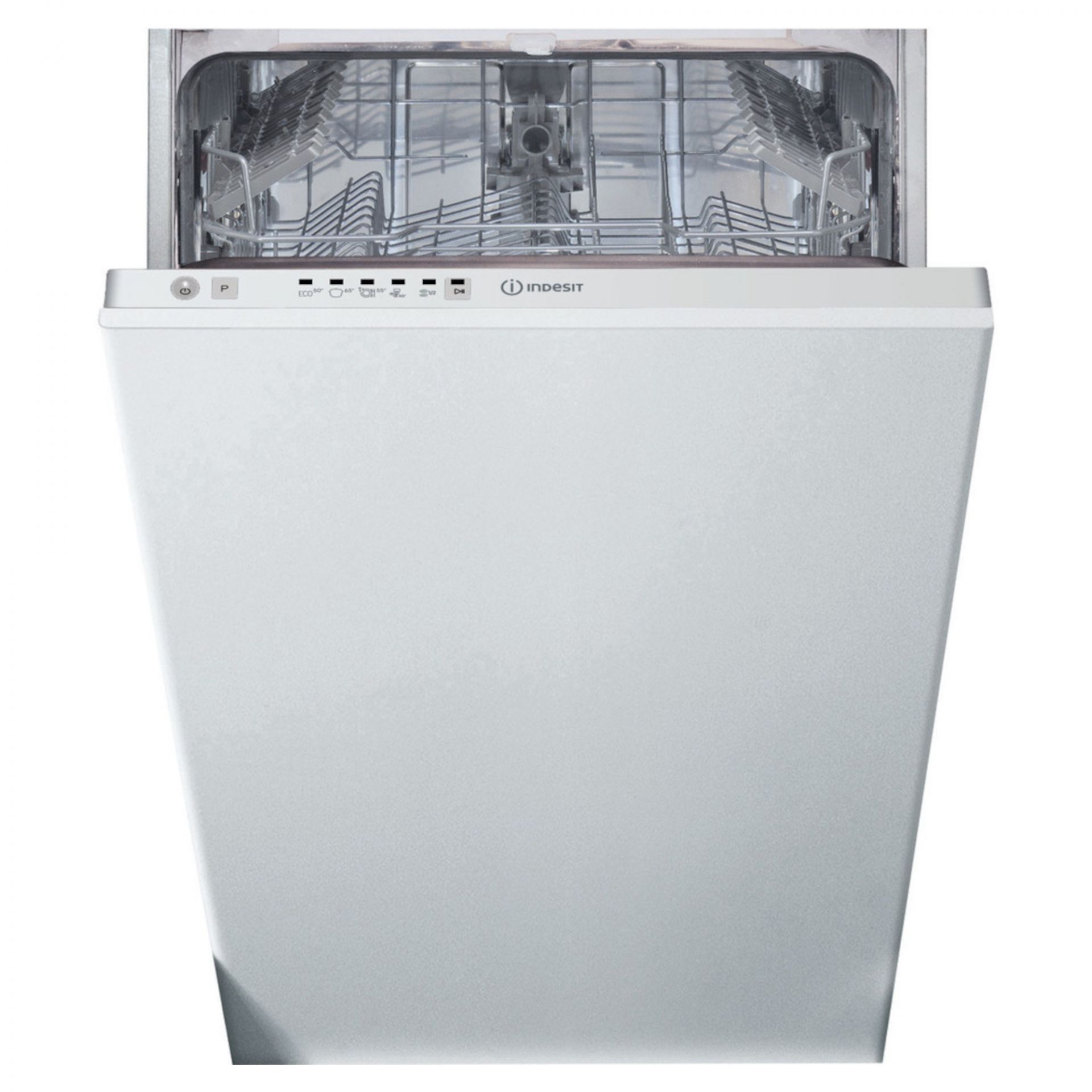 Indesit DSIE2B10UKN Fully Integrated BuiltIn Slimline Dishwasher Hughes